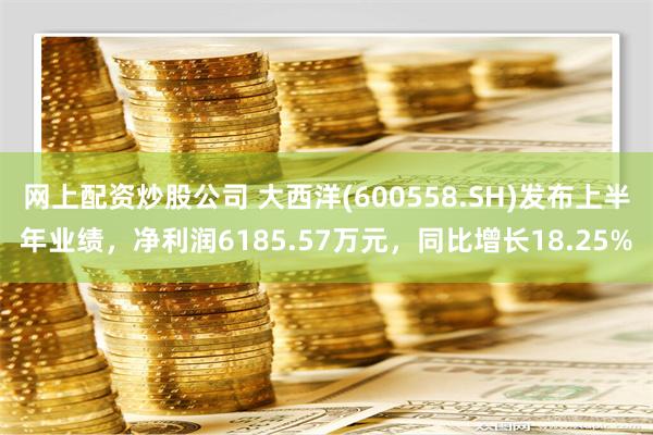 网上配资炒股公司 大西洋(600558.SH)发布上半年业绩，净利润6185.57万元，同比增长18.25%