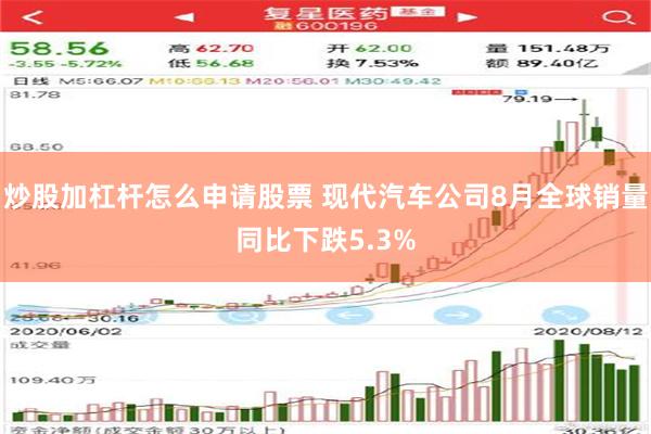 炒股加杠杆怎么申请股票 现代汽车公司8月全球销量同比下跌5.3%